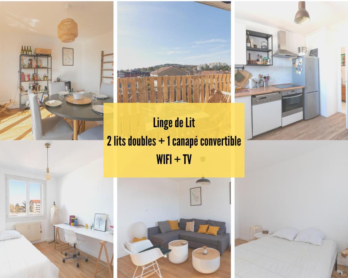 Cabana & Grand Appartement Cosy - Parking & Balcon Villefranche-sur-Saône Zewnętrze zdjęcie